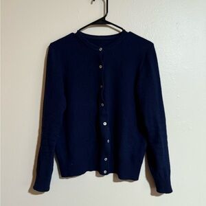 Brooks Brothers Dark Blue Women's Cardigan